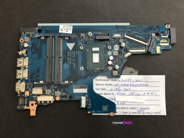 HP L20373-601 Pavilion 15-db Series Intel Core i3 7020 UMA Motherboard