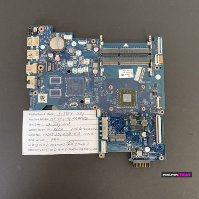 HP 813967-501 Notebook 15-af Series AMD A6 Motherboard