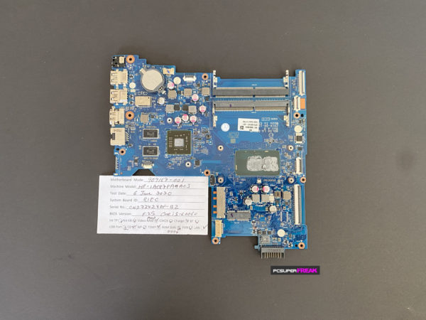 HP 909167-601 Notebook 15-ay Intel Core i3-6006u AMD Graphics Motherboard